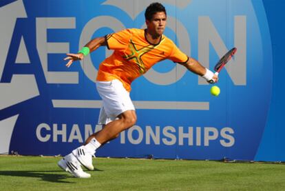 Verdasco, durante el partido