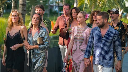 Protagonistas de la serie Machos Alfa de Netflix