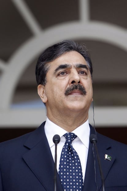 El primer ministro de Pakistán, Yusuf Raza Gilani.