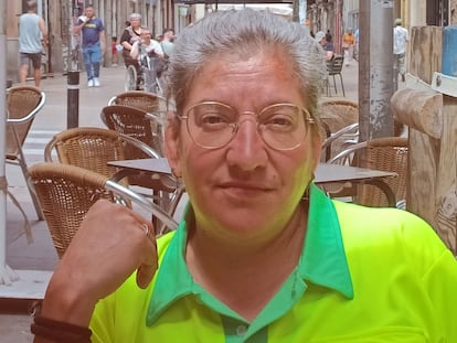 Montserrat A., la trabajadora de los servicios de limpieza de Barcelona de 51 años, que ha muerto el sábado, en una foto cedida por la familia
