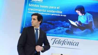 El presidente de Telef&oacute;nica, Jos&eacute; Mar&iacute;a &Aacute;lvarez-Pallete.