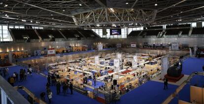 Interior del recinto Madrid Arena en su reapertura para una feria.