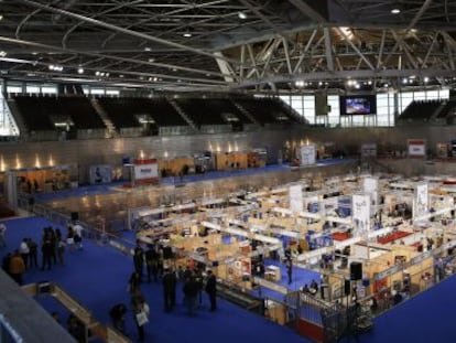 Interior del recinto Madrid Arena en su reapertura para una feria.