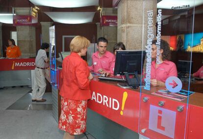 Centro de Turismo de la plaza Mayor, dependiente del Patronato de Turismo, que se fusiona con Promoción Madrid.