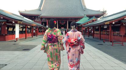 El templo de Sensoji en Japón.