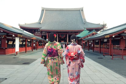 El templo de Sensoji en Japón.