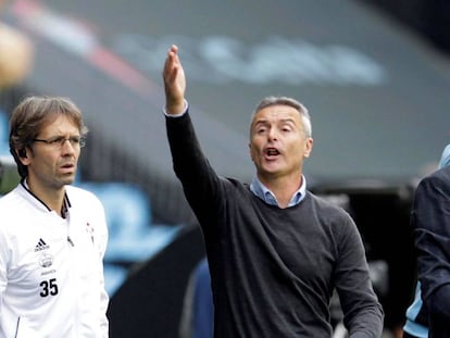 Fran Escribá, entrenador del Celta.