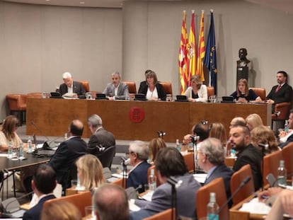 Pleno de la Diputación de Barcelona de organización de la institución. 