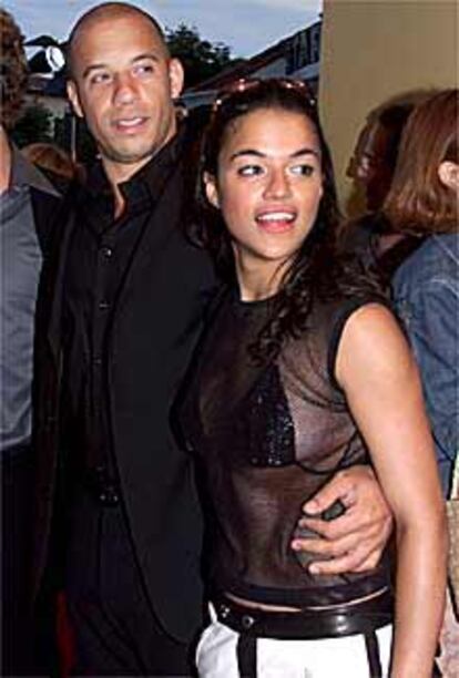 Vin Diesel y Michelle Rodríguez.