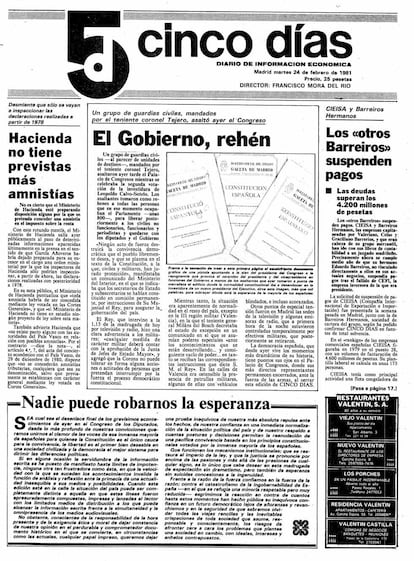 1981. Golpe de Estado.