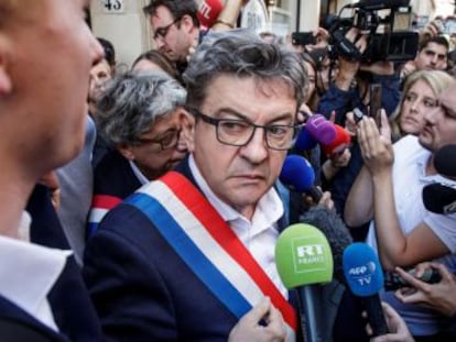 Jean-Luc Mélenchon denuncia una “operación política” tras la investigación financiera