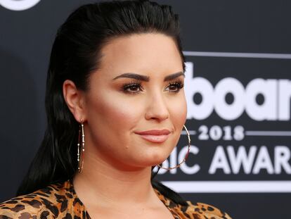 Demi Lovato, na cerimônia do Billboard realizada em Las Vegas em maio de 2018.