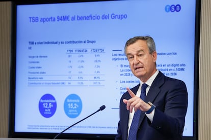 El consejero delegado del Banco Sabadell, César González Bueno, en un acto reciente.