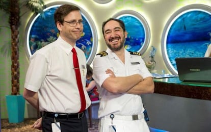 Joaquín Reyes y Alfonso Lara, dos de los protagonistas de 'Anclados'.