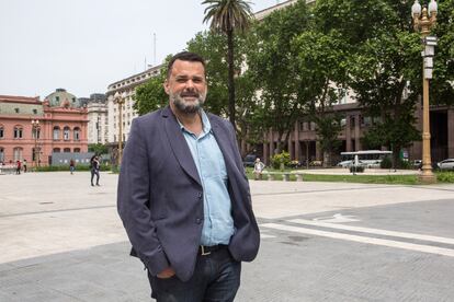 El dirigente del movimiento social Barrios de Pie, Daniel Menéndez elecciones Argentina