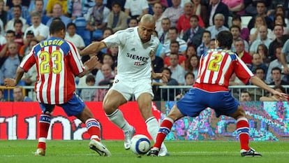 Ronaldo, ante el Atl&eacute;tico en su etapa en el Real Madrid.