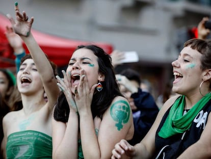 Manifestación para la legalización del aborto en Buenos Aires, el pasado 28 de mayo.