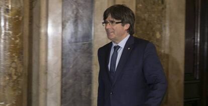 El presidente de la Generalitat, Carles Puigdemont.