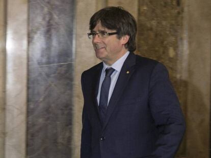 El presidente de la Generalitat, Carles Puigdemont.