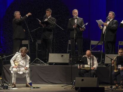 Goran Bregovic en el concierto del Festival Jardins de Pedralbes 