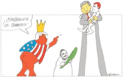 Viñeta de Peridis del 13 de abril de 2025