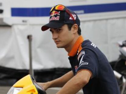 Pedrosa, en el circuito de Alcañiz.