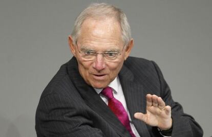 El ministro de Finanzas alem&aacute;n, Wolfgang Sch&auml;uble.