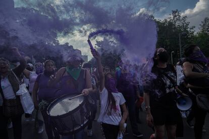 Marcha 25N día para la eliminación de la violencia contra las mujeres 2022 en la Ciudad de México