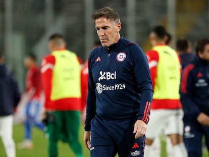 Eduardo Berizzo, al finalizar el encuentro de eliminatorias entre Chile y Paraguay, el 16 de noviembre de 2023.