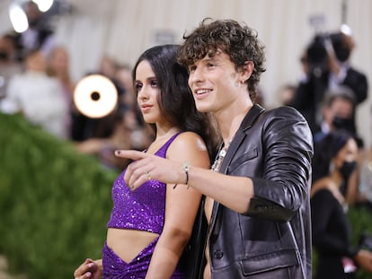 Camila Cabello y Shawn Mendes durante la Gala del Met de 2021 en Nueva York.