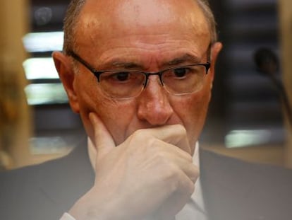 El consejero delegado de Unicredit, Federico Ghizzoni, este lunes, en Madrid.