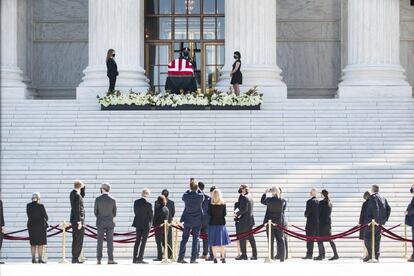 Estados Unidos ha iniciado este miércoles tres días de homenaje a la juez de la Corte Suprema Ruth Bader Ginsburg, fallecida el pasado viernes a los 87 años.