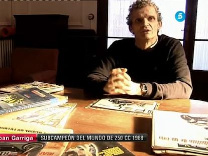 L'expilot Joan Garriga, al documental 'La última vuelta'.