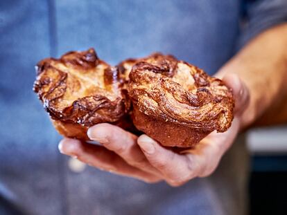 'Kouign-amann' del obrador Cientotreinta grados, en Madrid. Imagen proporcionada por el establecimiento.