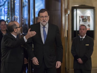 Mariano Rajoy, Presidente del Gobierno, en el Spain Investors Day, en el Hotel Ritz de Madrid, el pasado 8 de enero.
