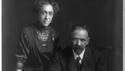 Sarita Pérez y su esposo, Francisco I. Madero.