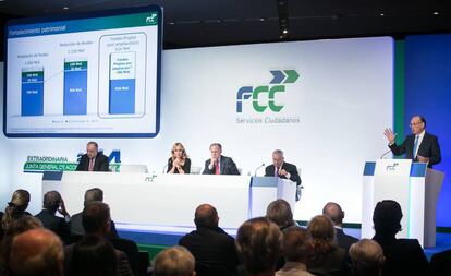 Junta de Accionistas de FCC.