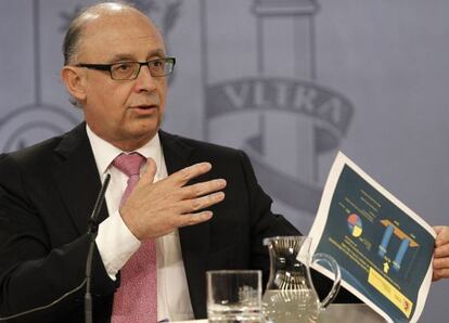 El ministro de Hacienda y Administraciones P&uacute;blicas, Cristobal Montoro