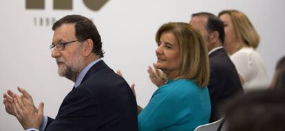 Mariano Rajoy con F&aacute;tima B&aacute;&ntilde;ez