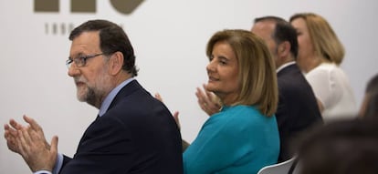 Mariano Rajoy con Fátima Báñez