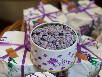 Caramelos de La Violeta, tienda centenaria del centro de Madrid.