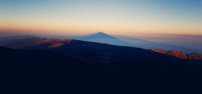 Atardecer en el Parque Nacional del Teide.