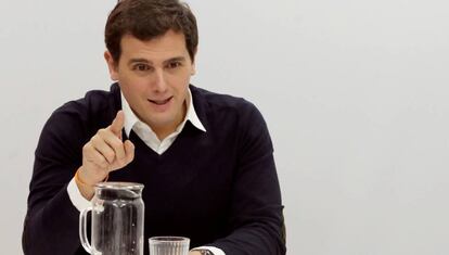 El l&iacute;der de Ciudadanos, Albert Rivera, esta semana.