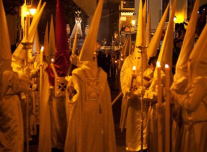 Procesión de El Cautivo, ayer en Málaga.