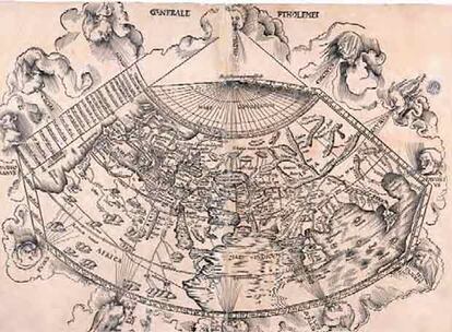 La 'Cosmographia' de Ptolomeo es la protagonista indiscutible de esta historia, por ser los primeros mapas cuya ausencia advirtió la BN, por dar nombre a la operación y por haberse recuperado en lugares tan alejados de Madrid como Sydney y Nueva York. La primera edición impresa de esta obra apareció en Vicenza en 1475, auque sin mapas. Le siguió la traducción hecha en Bolonia en 1477, que incluye un mapa del mundo según la proyección de Ptolomeo y veinticinco mapas regionales. Después de la edición 
de Bolonia apareció otra en Roma en 1478 y posteriormente otra edición en Florencia en 1482, la primera en italiano y la primera también, junto con la de Ulm, que incluyó mapas modernos.