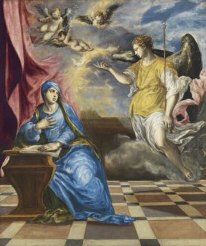 'La Anunciación' (c. 1576), de El Greco.