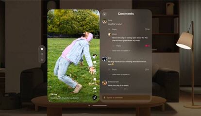 TikTok lanza una app oficial para las Apple Vision Pro. ¿Qué ofrece?