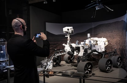 La rplica del rover marciano en Cosmocaixa.