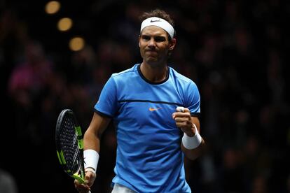 Nadal, durante un partido reciente.