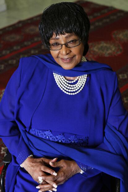 Winnie Mandela, en mayo de 2010.